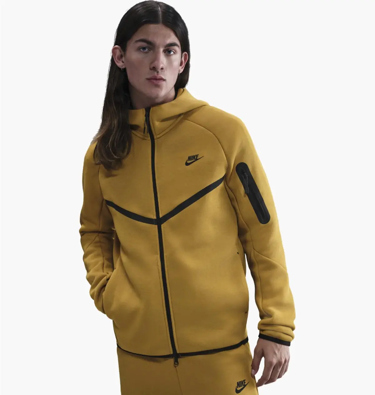 Кофта чоловіча Nike Tech Fleece Fz Wr Yellow
