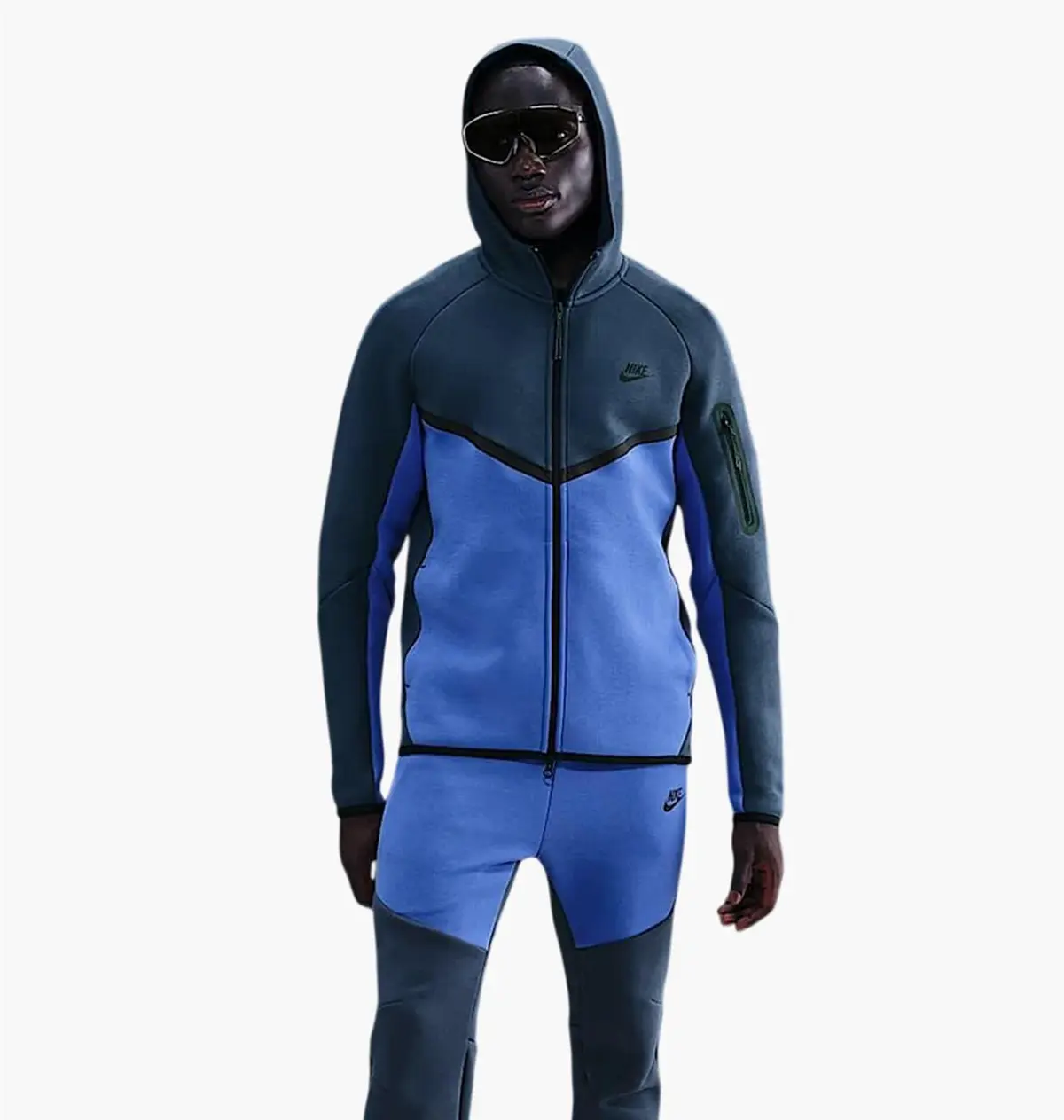 Кофта чоловіча Nike Tech Fleece Windrunner Blue
