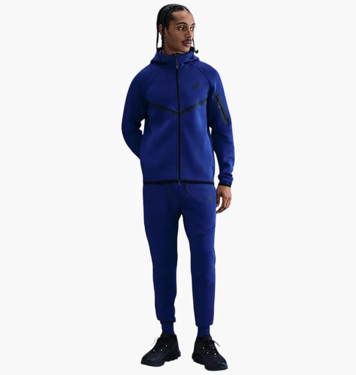 Кофта чоловіча Nike Tech Fleece Fz Wr Blue
