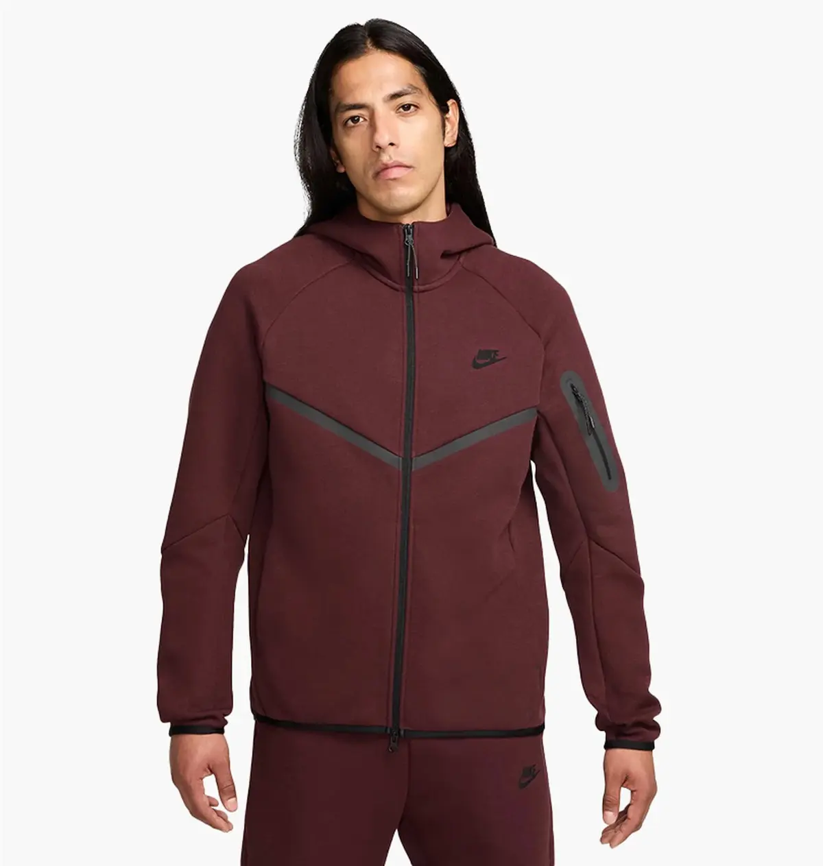 Кофта чоловіча Nike Tech Fleece Fz Wr Brown