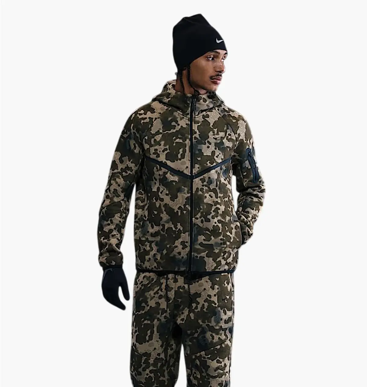 Кофта чоловіча Nike Tech Camo/Beige