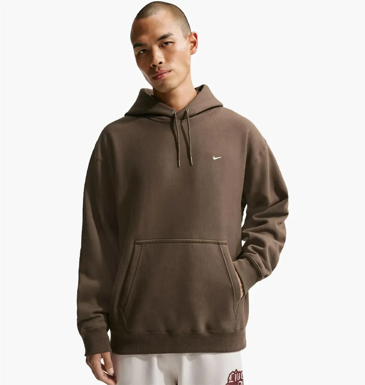 Кофта чоловіча Nike Solo Swoosh Brown
