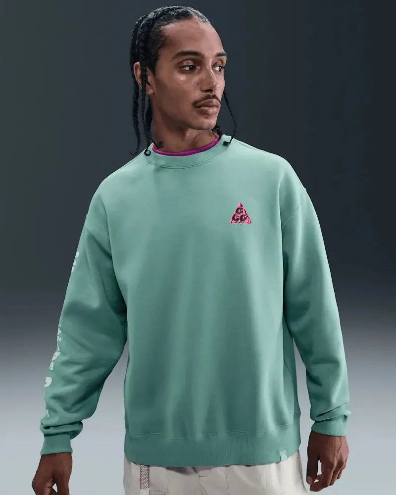 Кофта мужская Nike ACG Tuff Fleece серая HV1119-017