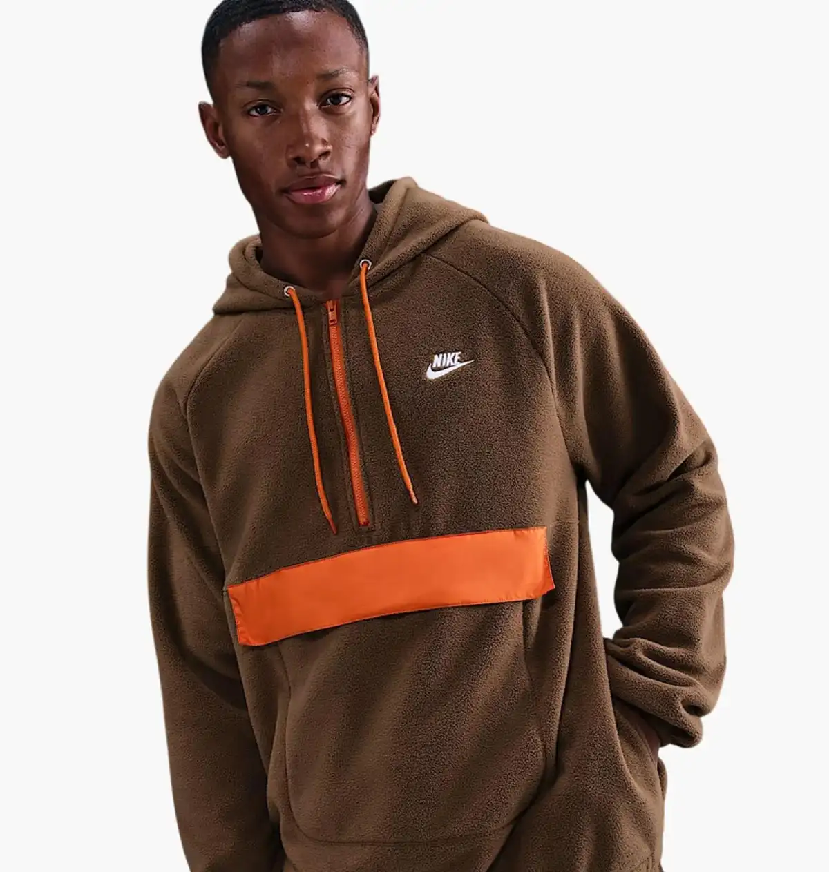 Кофта чоловіча Nike Club Winter Brown