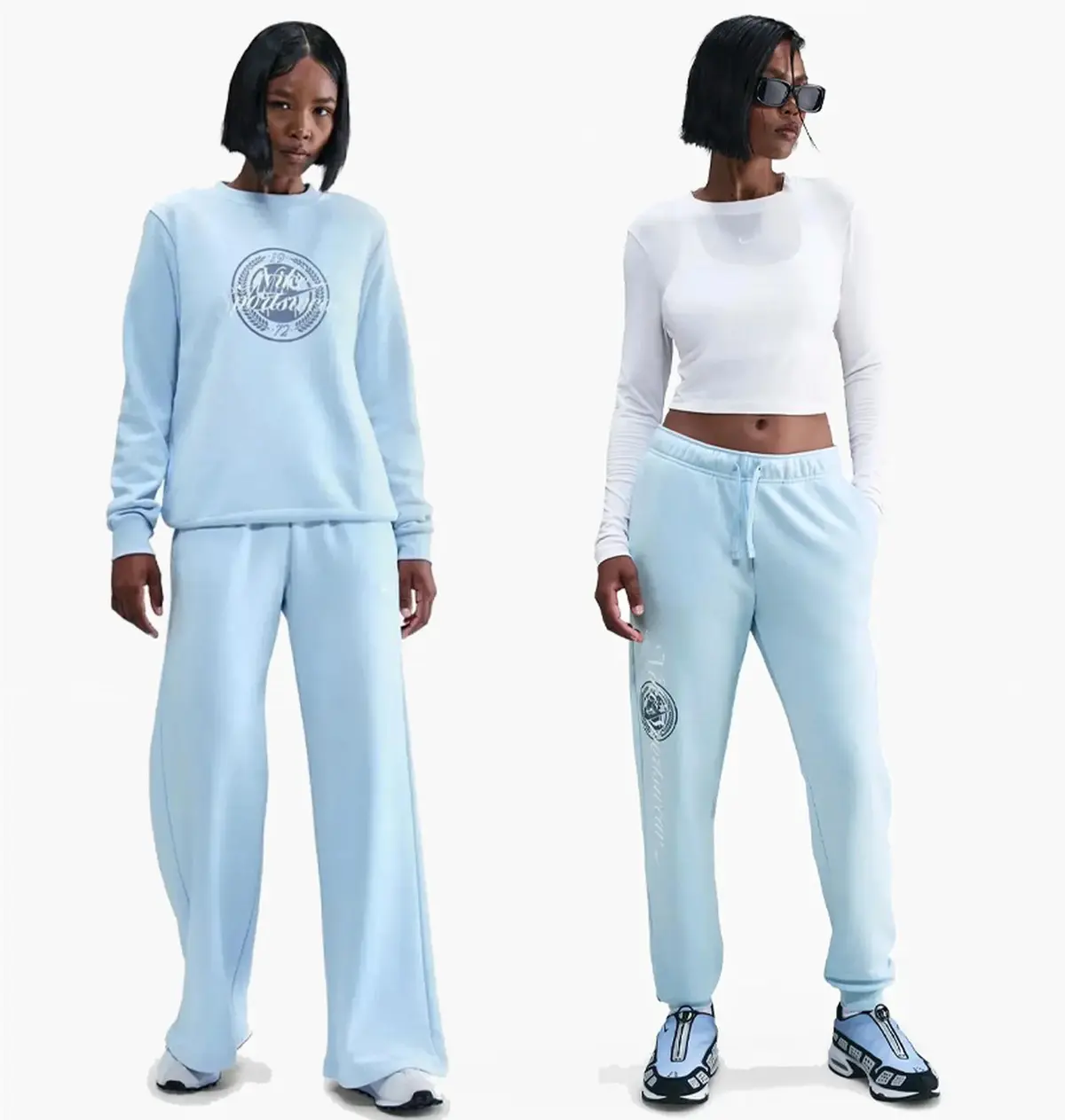 Спортивный костюм женской Nike W Nsw Club Flc Gx Std Light Blue