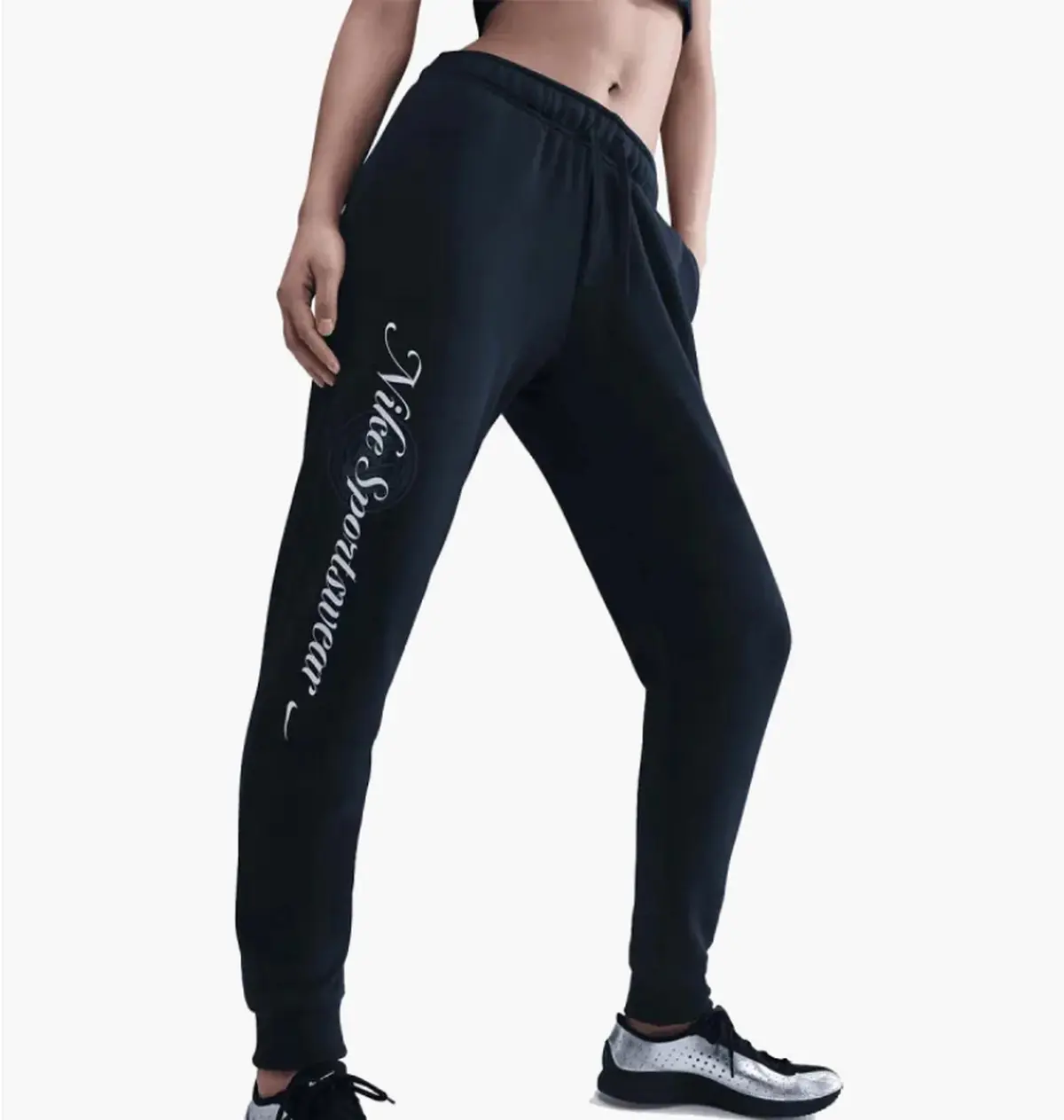 Брюки женские Nike Sportswear Club Fleece Graphic Black