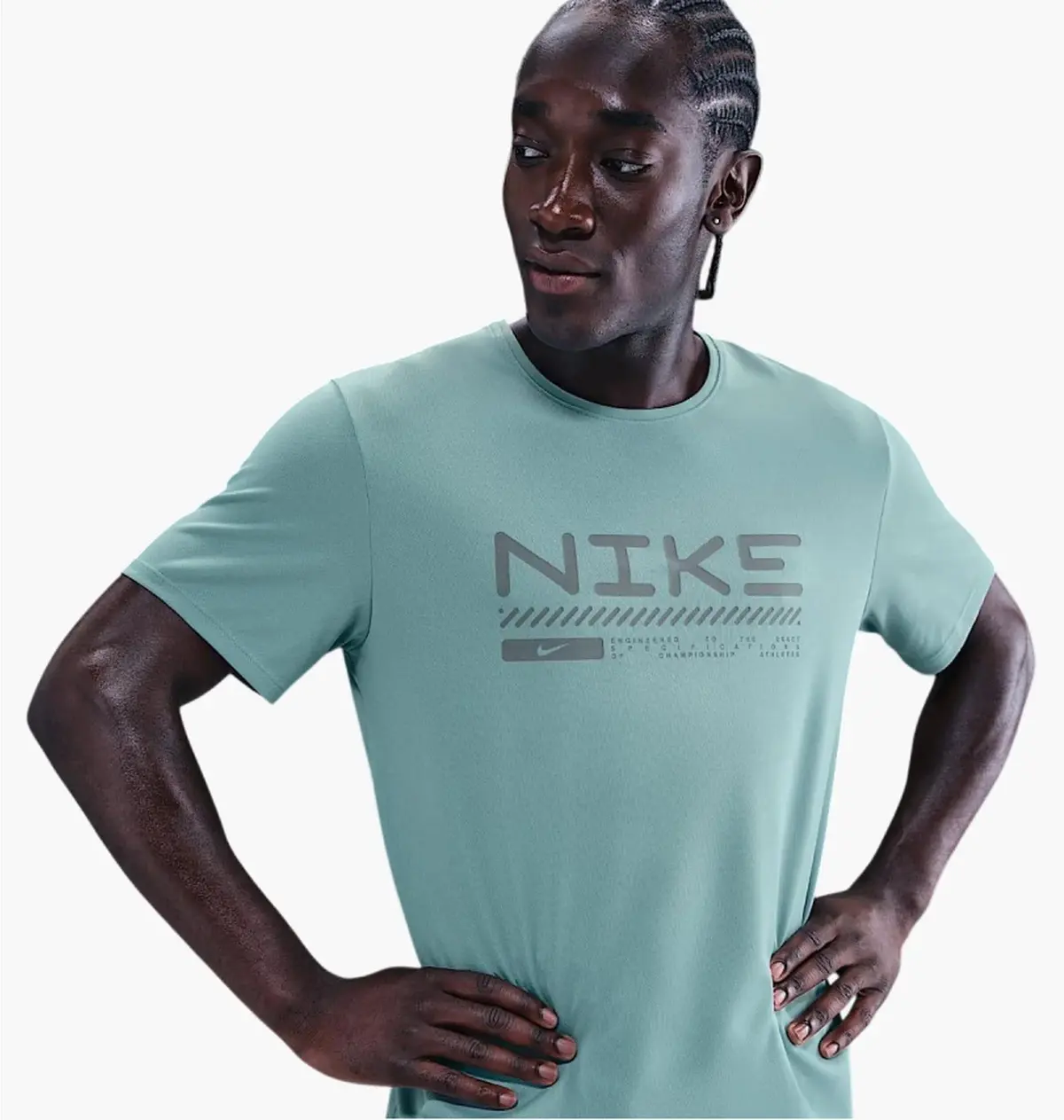 Футболка чоловіча Nike Winter Miller Ss Turquoise