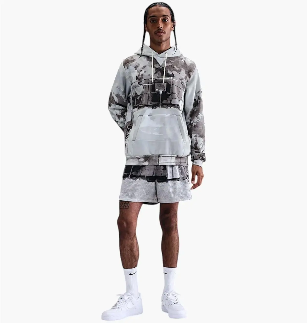 Кофта чоловіча Nike Tf Si Brsh Po Grey