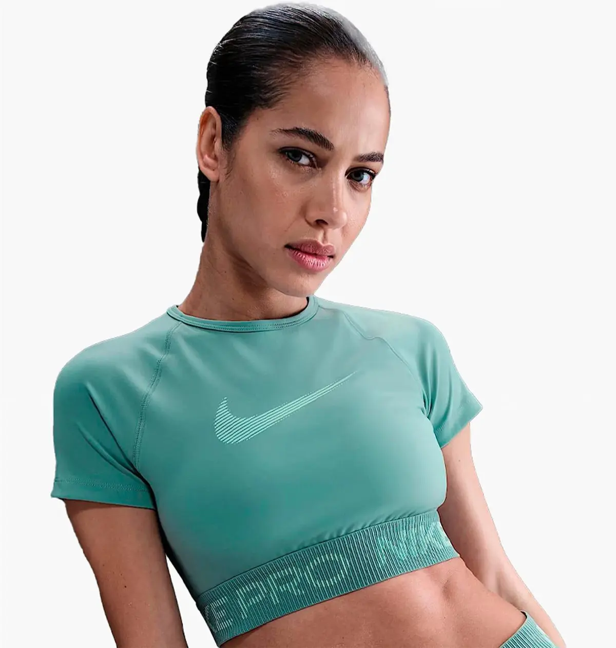 Спортивний топ жіночий Nike Pro Turquoise