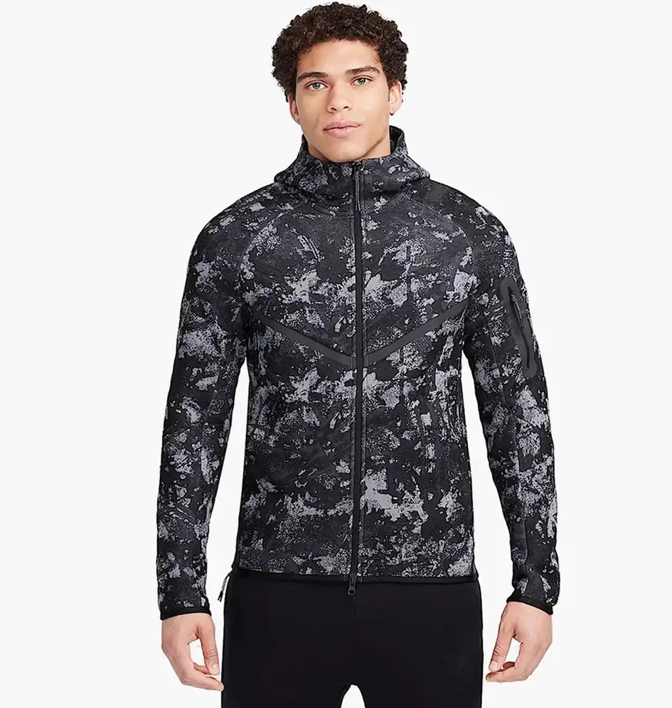 Кофта чоловіча Nike Tech Fleece Hoodie Camo/Grey