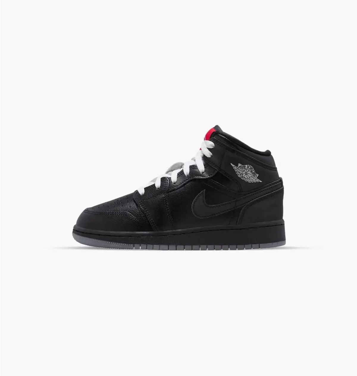Кросівки дитячі Jordan 1 Mid Bg Black