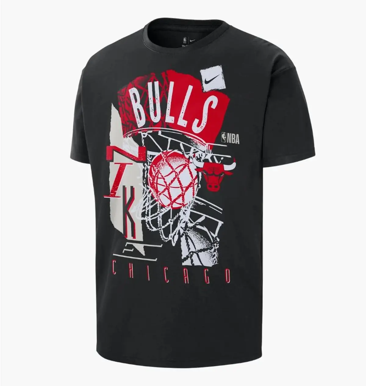 Футболка чоловіча Nike Chicago Bulls Courtside Black