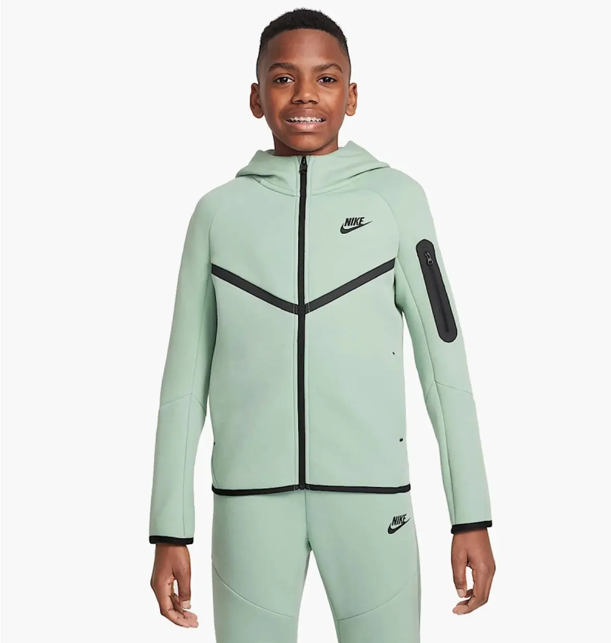 Свитер детской Nike Sportswear Tech Fleece Green