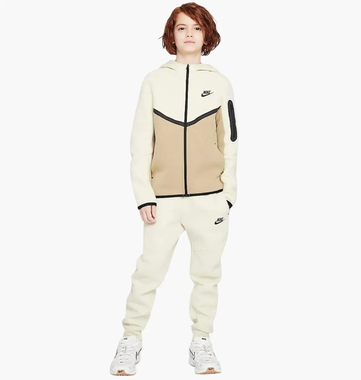Спортивний костюм дитячий Nike Sportswear Tech Fleece Beige
