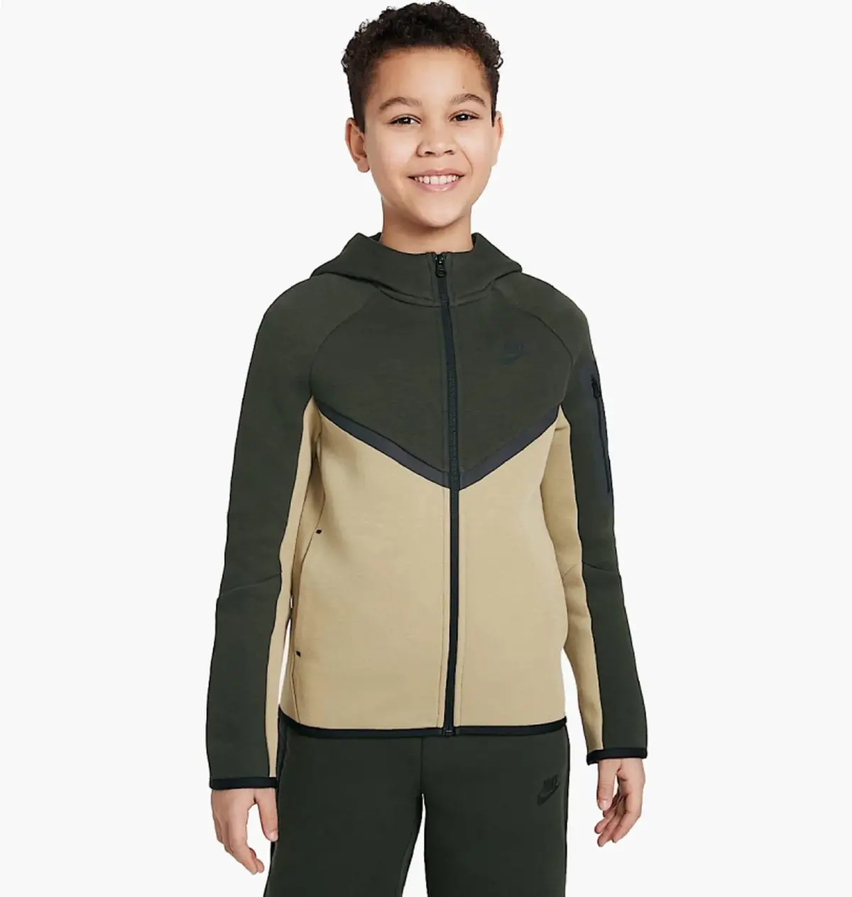 Свитер детской Nike Tch Flc Brown/Beige