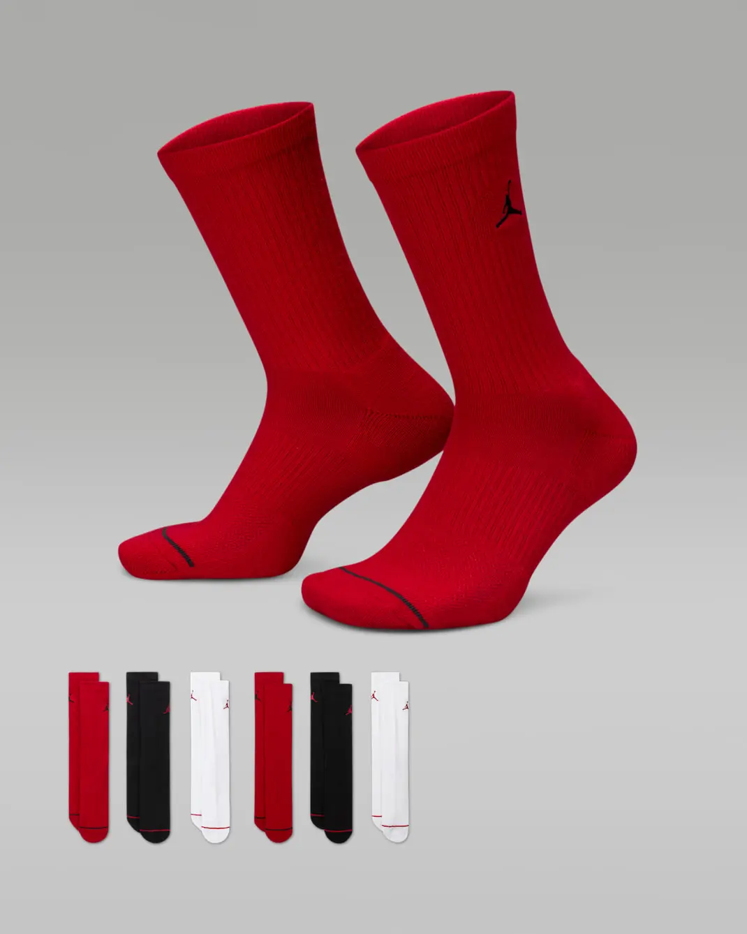 Носки Jordan Everyday Cushioned Crew Socks (6 Pairs