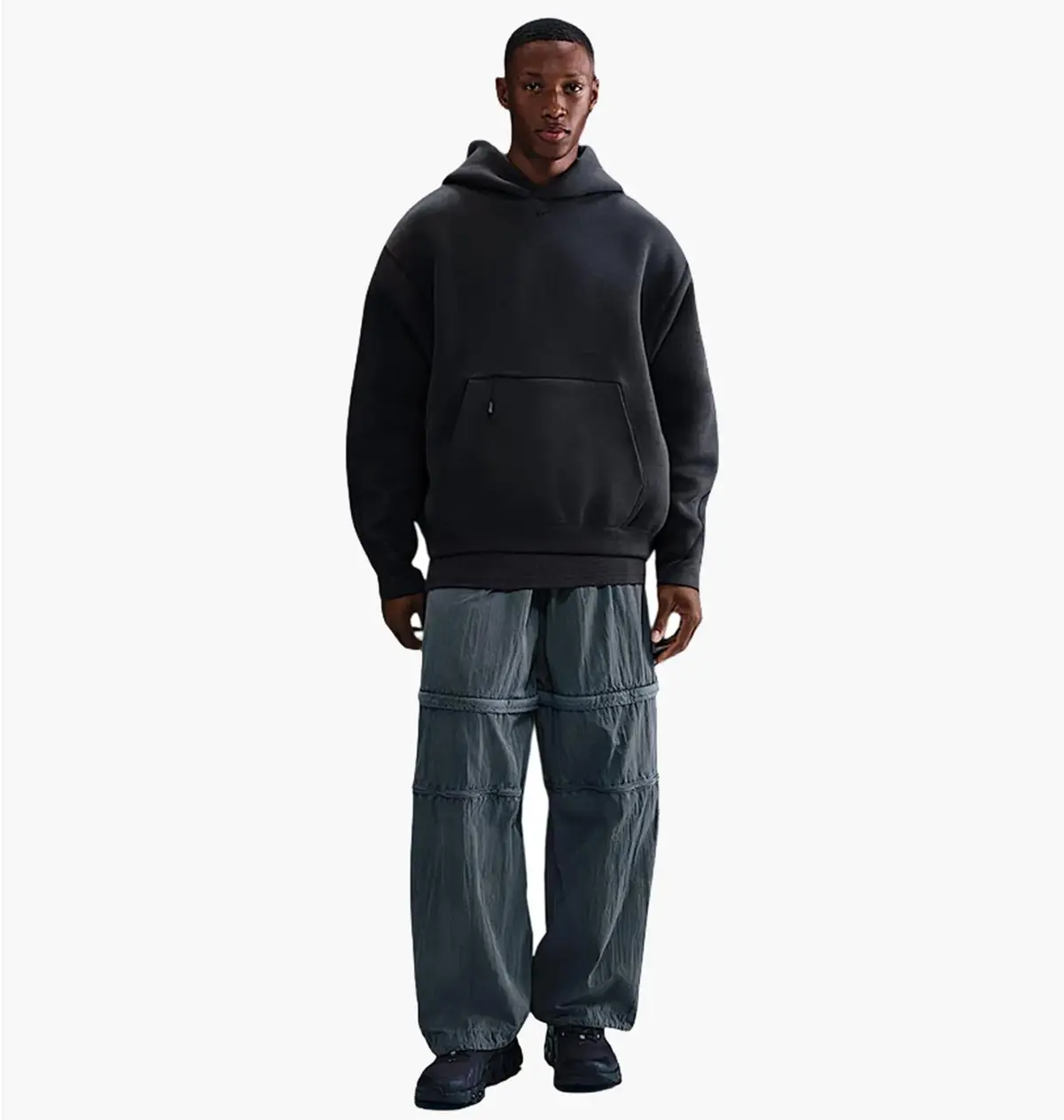 Кофта чоловіча Nike Tech Mens Fleece Oversized Hoodie Black