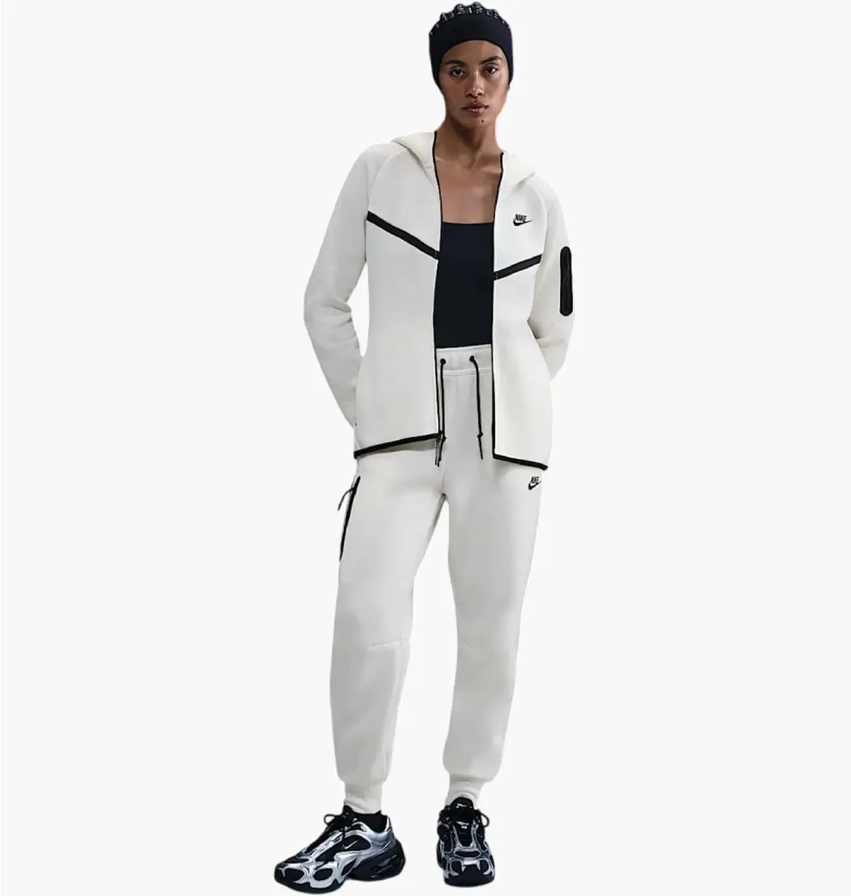 Спортивный костюм женской Nike Tech Fleece Grey
