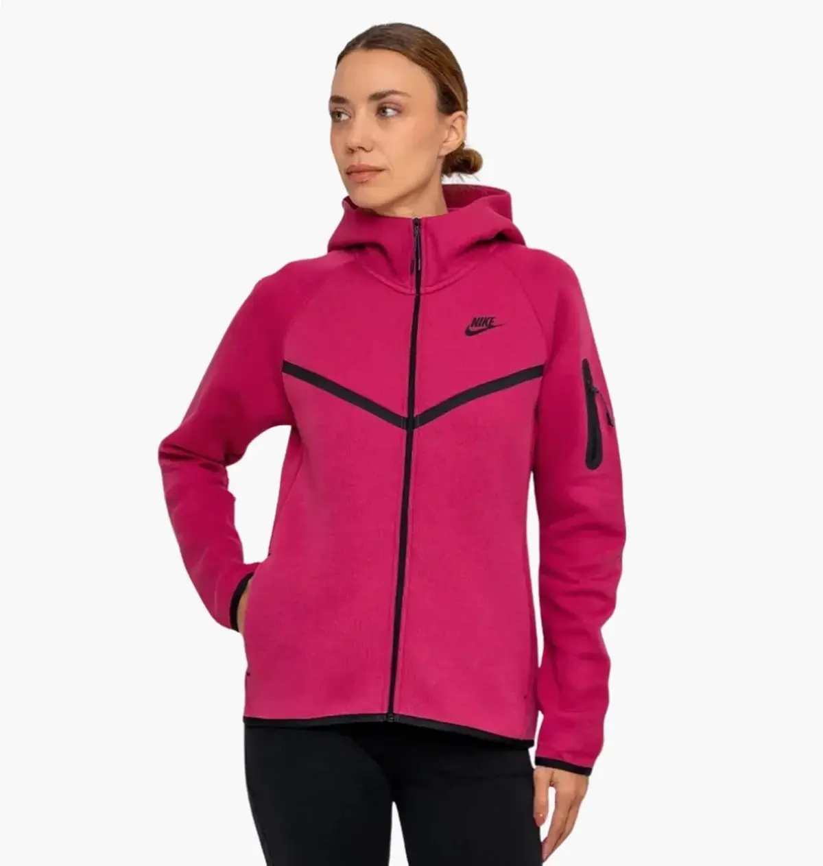 Кофта женские Nike Tech Fleece Windrunner Pink