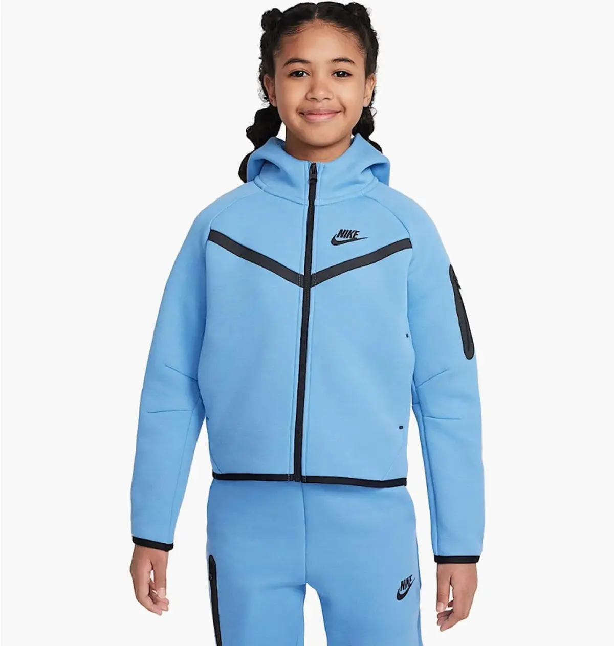 Светр дитячий Nike Sportswear Tech Fleece Blue