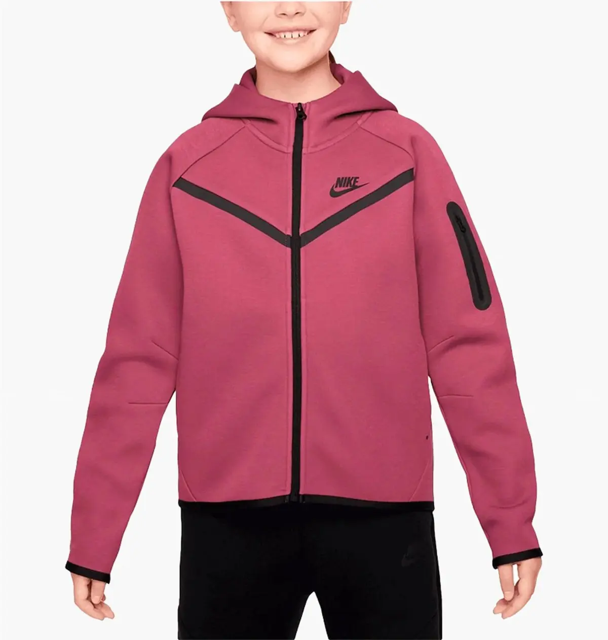 Светр дитячий Nike Sportswear Tech Fleece Pink