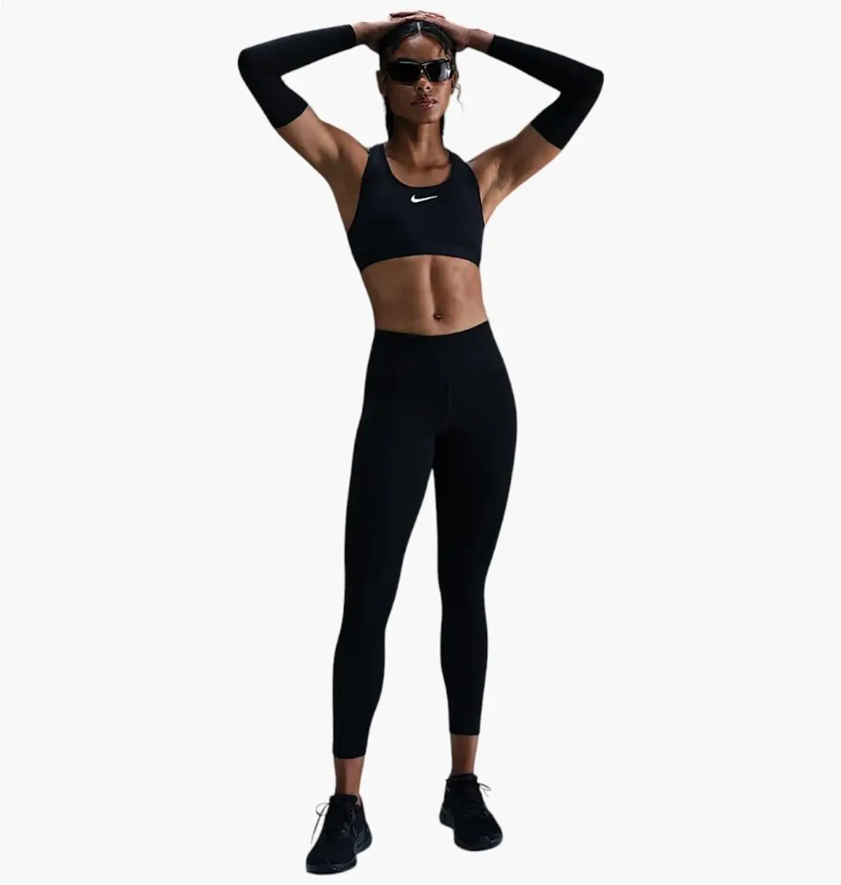 Лосіни жіночі Nike W Fast Mr 7/8 Tight Nvlt Black