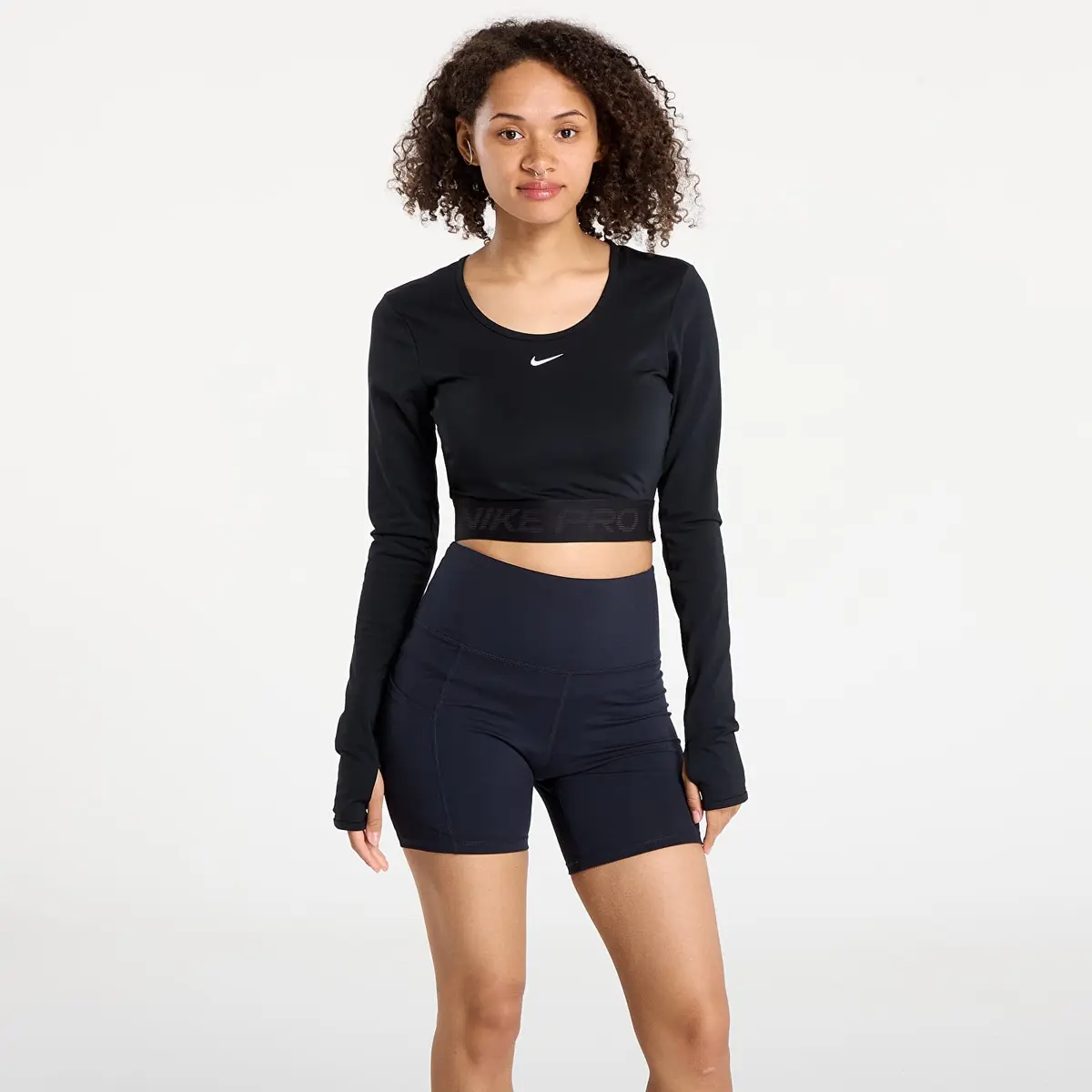 Спортивний топ жіночий Nike Dri-Fit Cropped Long-Sleeve Top