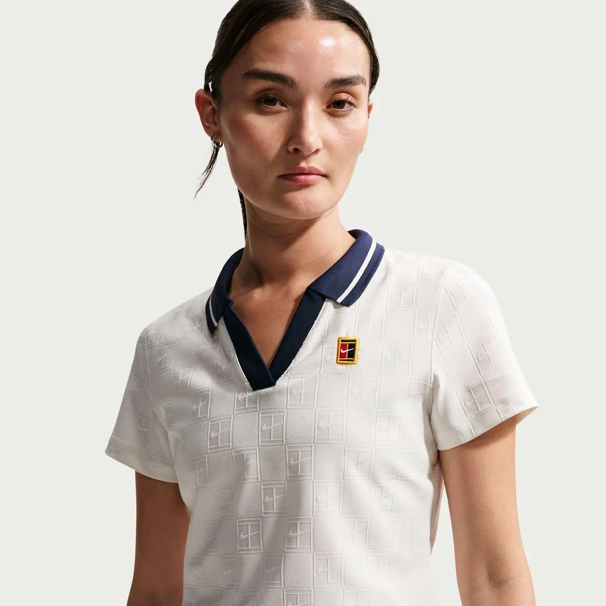 Футболка жіноча Nike W Nkct Df Crt Cltn Crop Polo