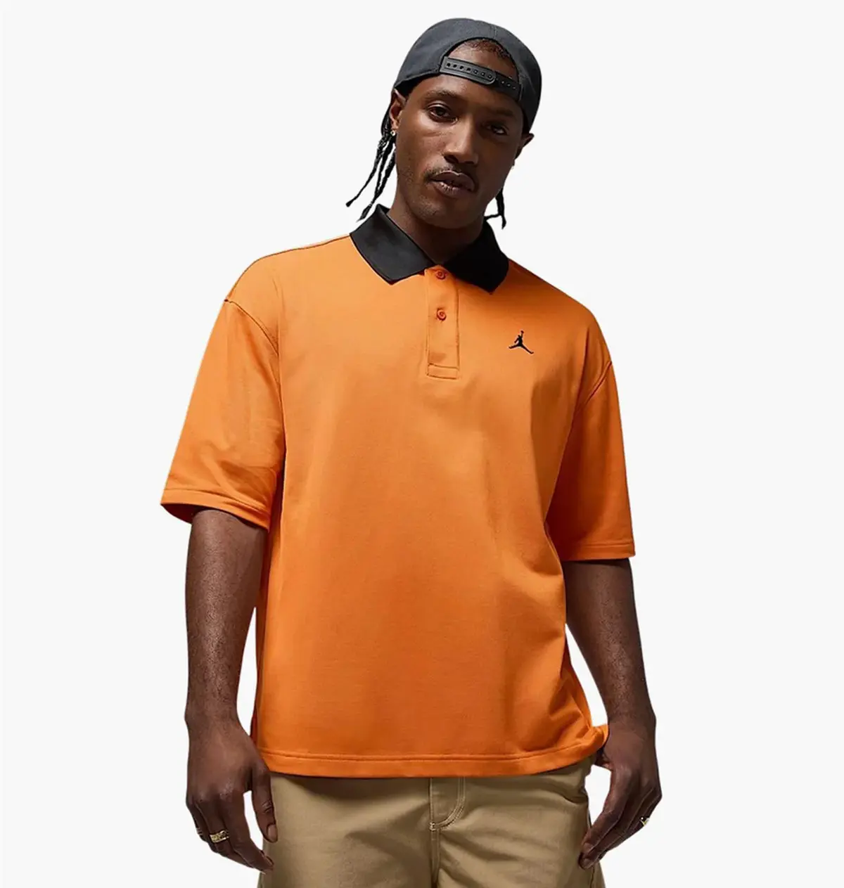 Футболка мужская Jordan Brooklyn Mens Polo Orange