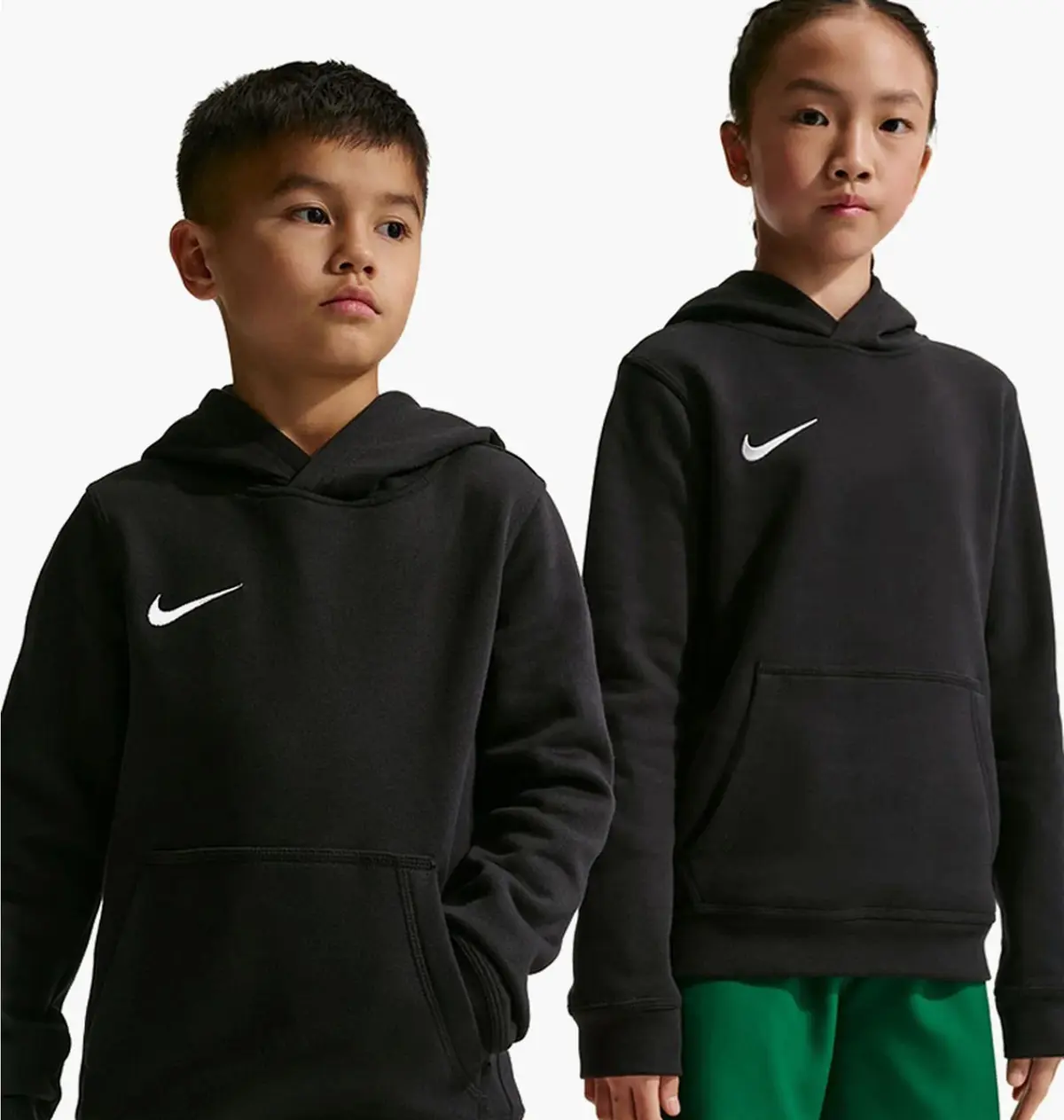 Свитер детской Nike Park Older Kids Football Fleece Pullover Hoodie Black
