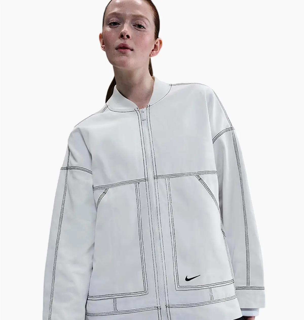 Куртка жіноча Nike Sportswear Graphic Cargo White