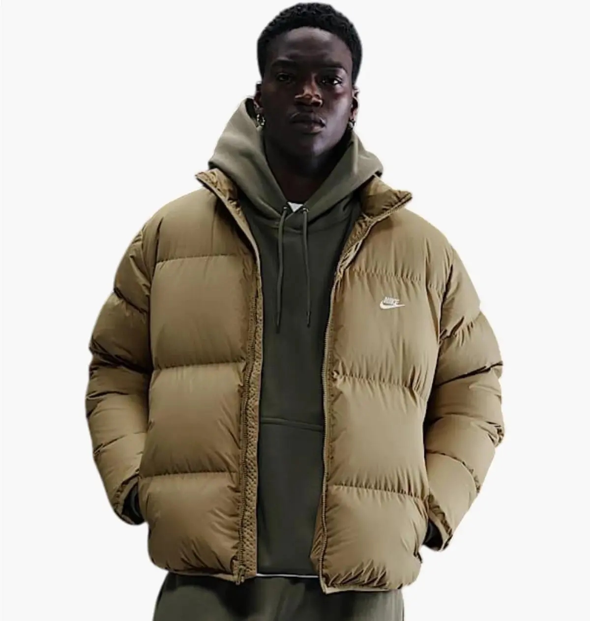 Куртка чоловіча Nike Club Puffer Olive