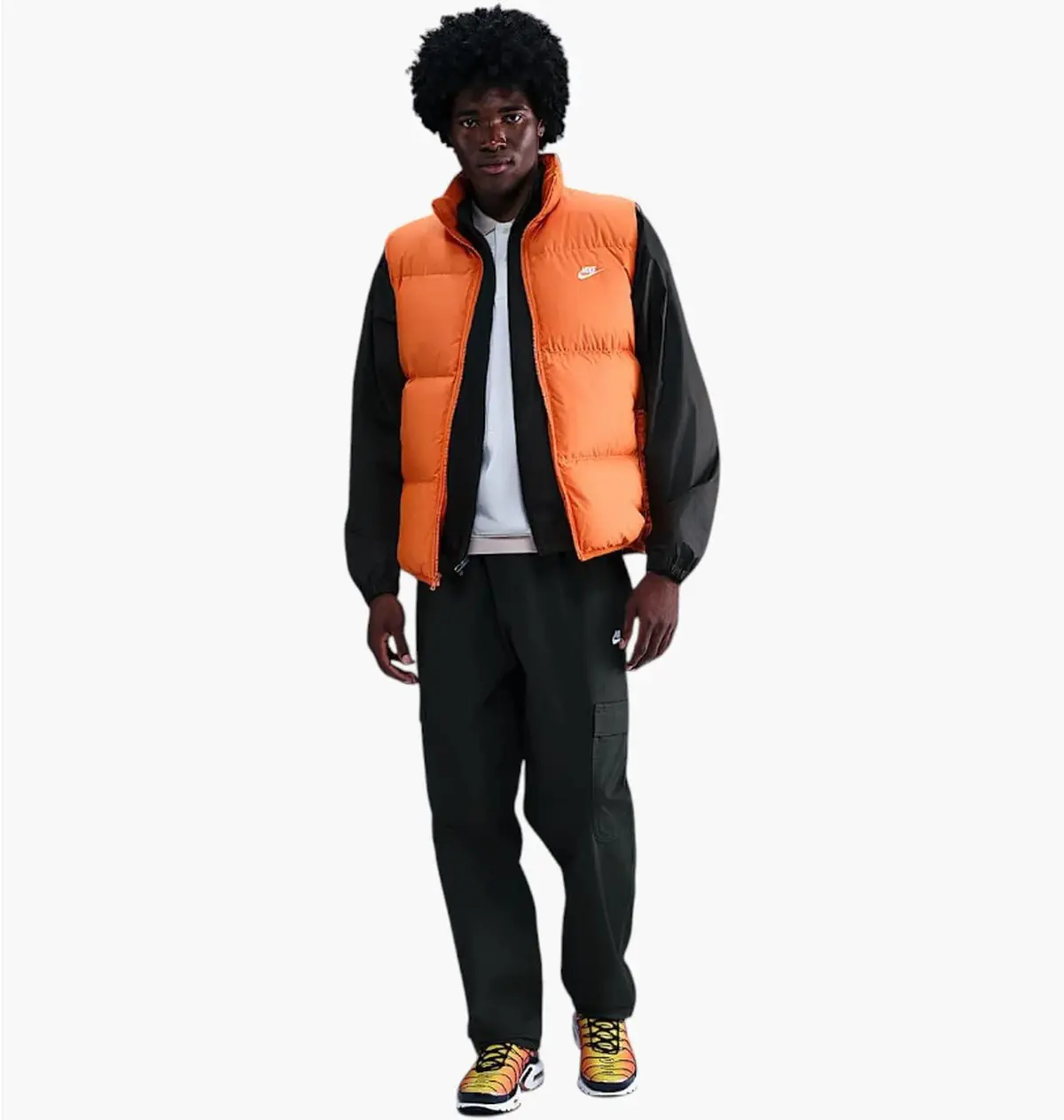 Жилетка чоловіча Nike Club Puffer Orange