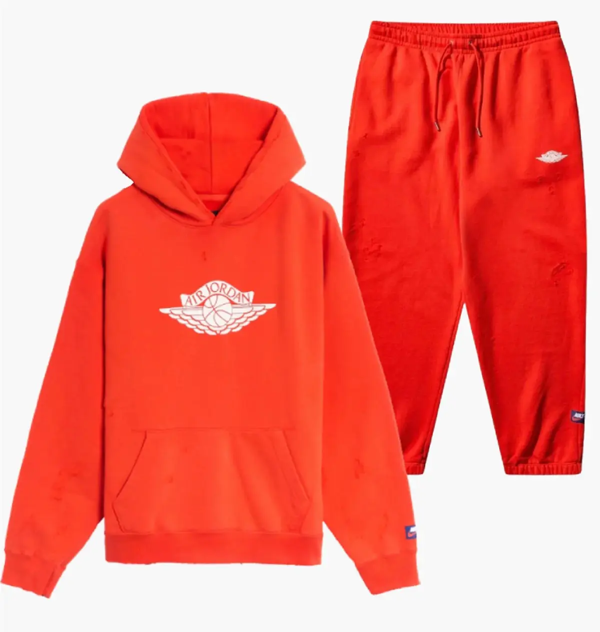 Спортивный костюм мужской Jordan Rare Air Fleece красный IB3003-673__IB2999-673