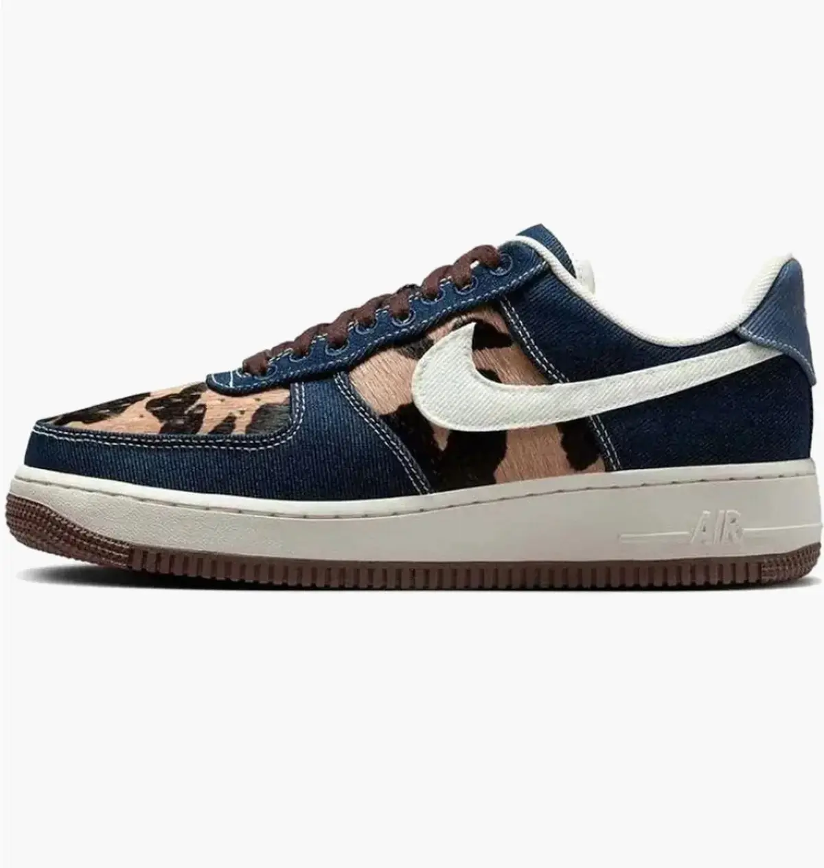 Кросівки жіночі Nike Air Force 107 Blue/Brown