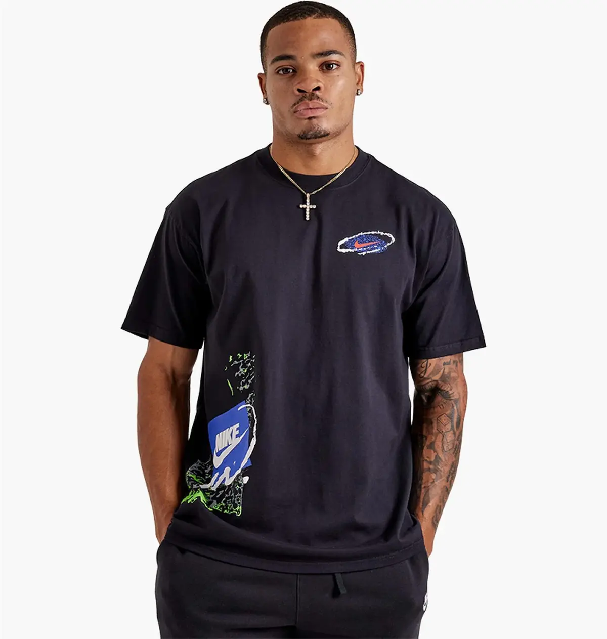 Футболка чоловіча Nike Max90 Retro Tee Black