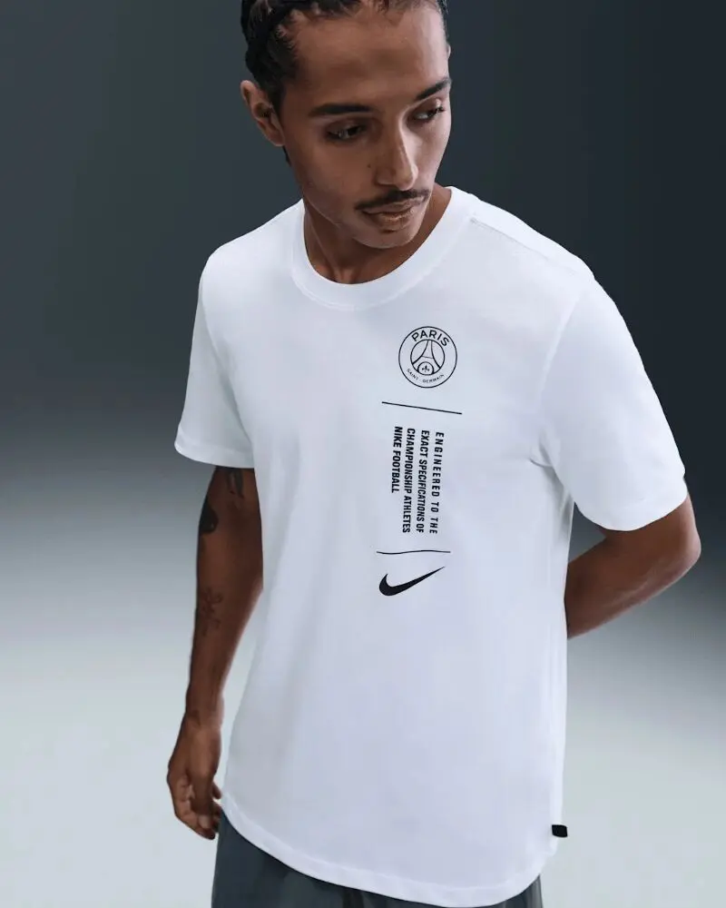 Футболка чоловіча Nike PSG Fanswear біла IB3896-100