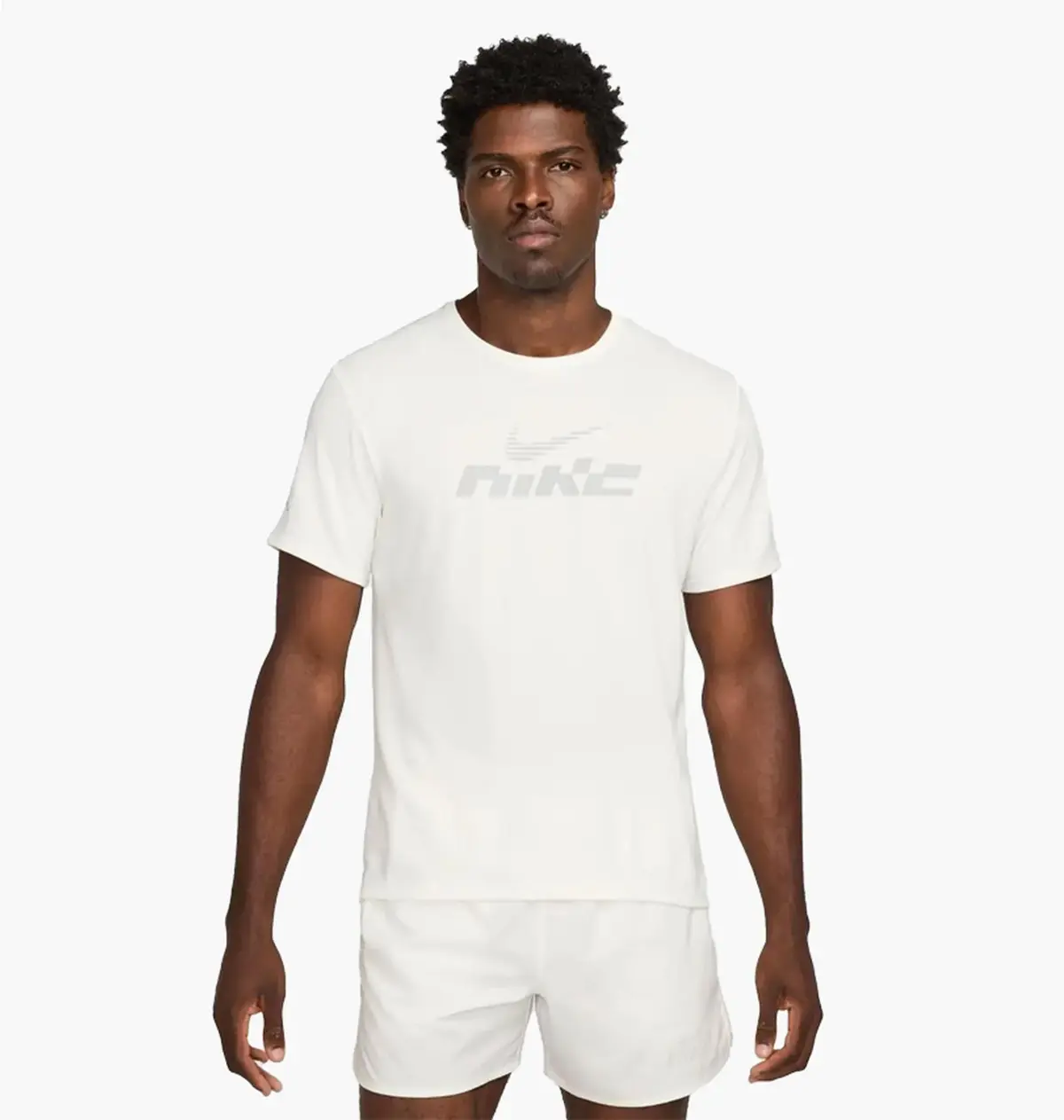 Футболка чоловіча Nike M Nk Df Uv Miler Flash Ss White