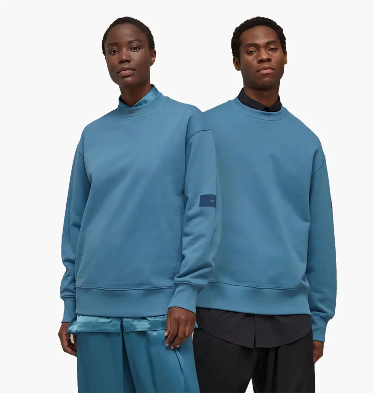Кофта унісекс Adidas Y-3 Organic Cotton Terry Crew Sweater Blue