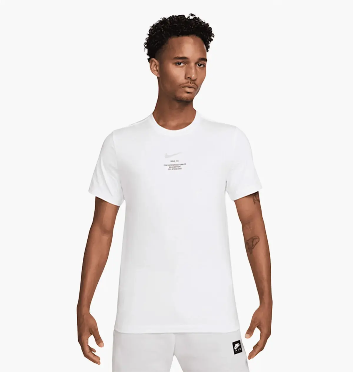 Футболка чоловіча Nike Swoosh White