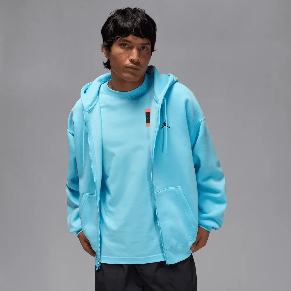 Кофта чоловіча Jordan Brooklyn Fleece Oversized Full-Zip Hoodie