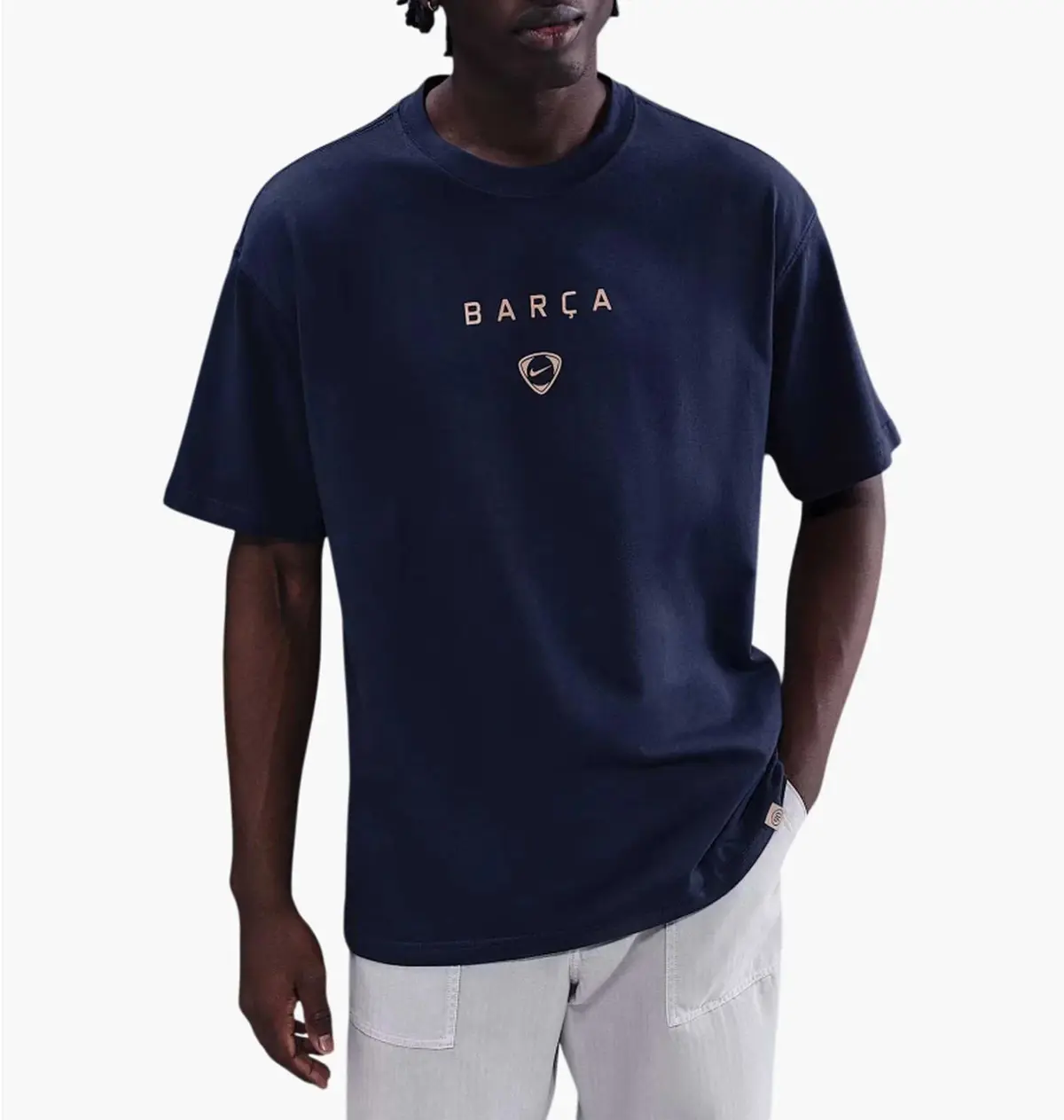 Футболка чоловіча Nike F.C. Barcelona Total90 Wordmark Tee Blue