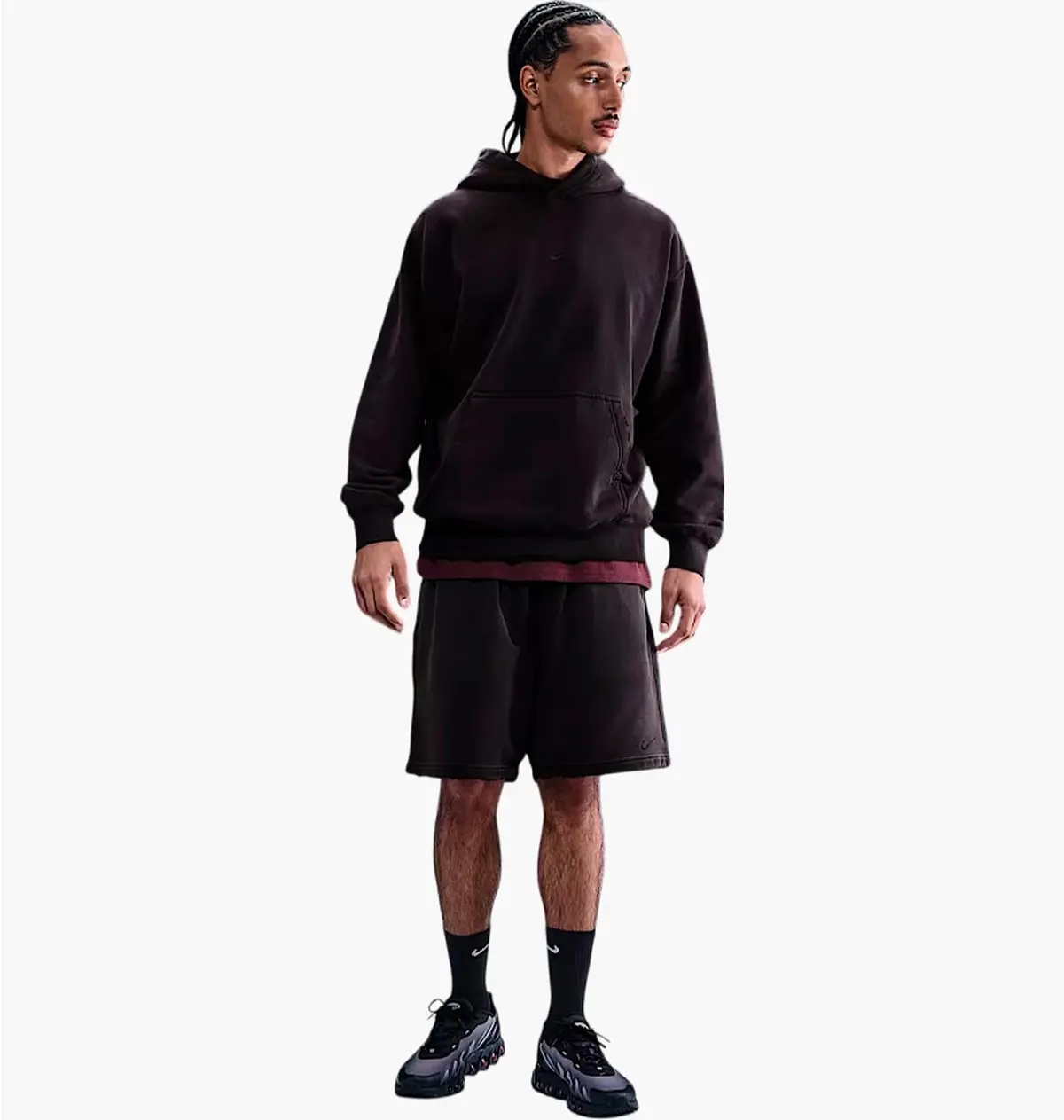 Кофта мужская Nike Solo Swoosh черная IB8749-010