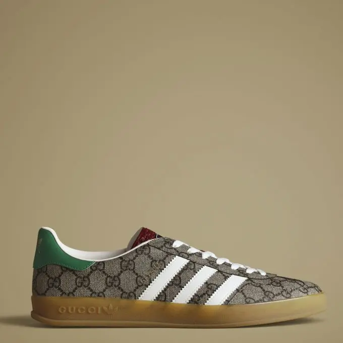 Кросівки чоловічі Adidas Gucci Men's Gazelle Sneaker "Beige Tone"