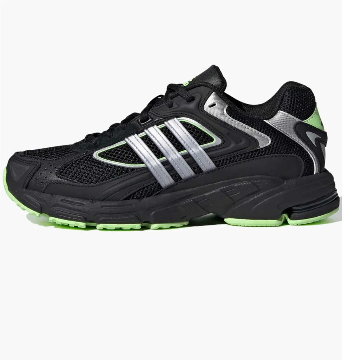 Кросівки жіночі Adidas Response Cl Black & Lime