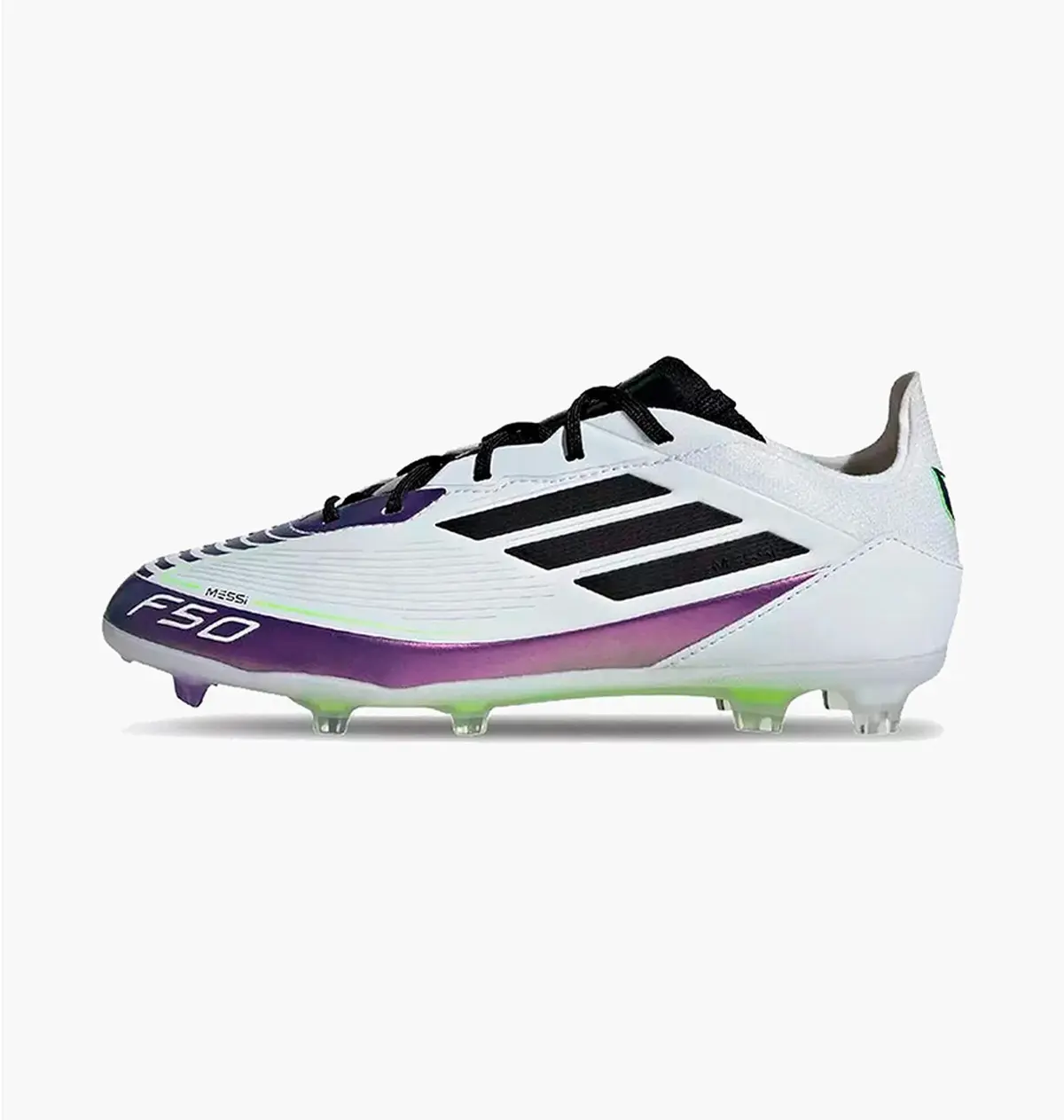 Бутсы детские Adidas F50 Pro Messi Fg Junior White