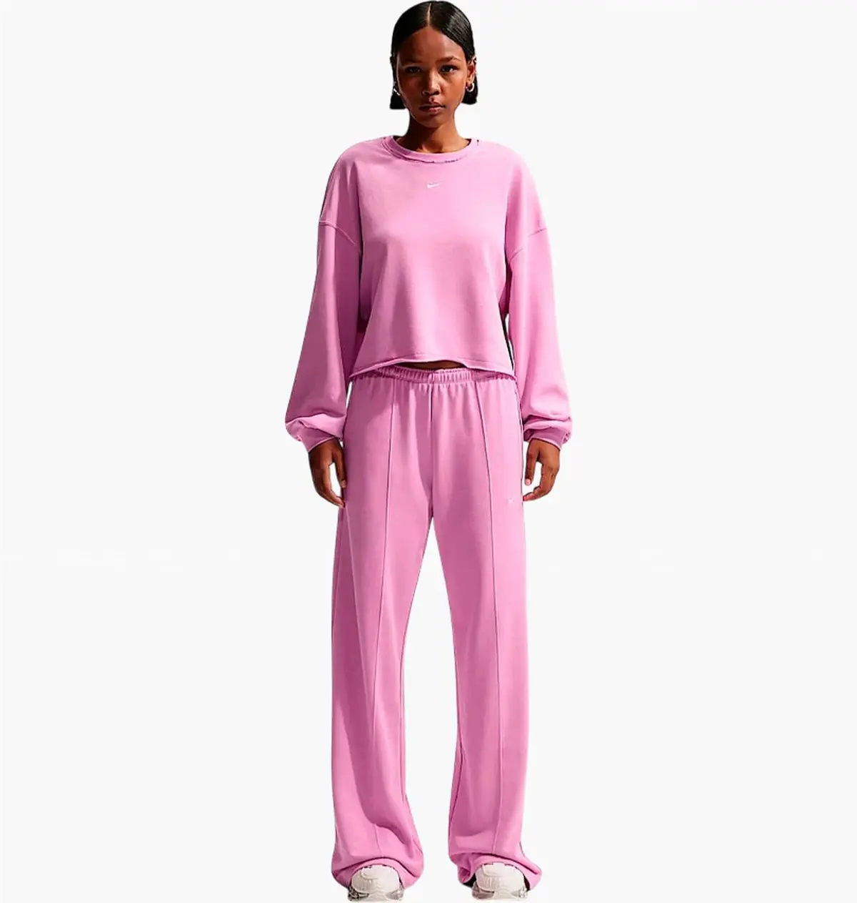 Кофта жіночі Nike Chill Terry Pink