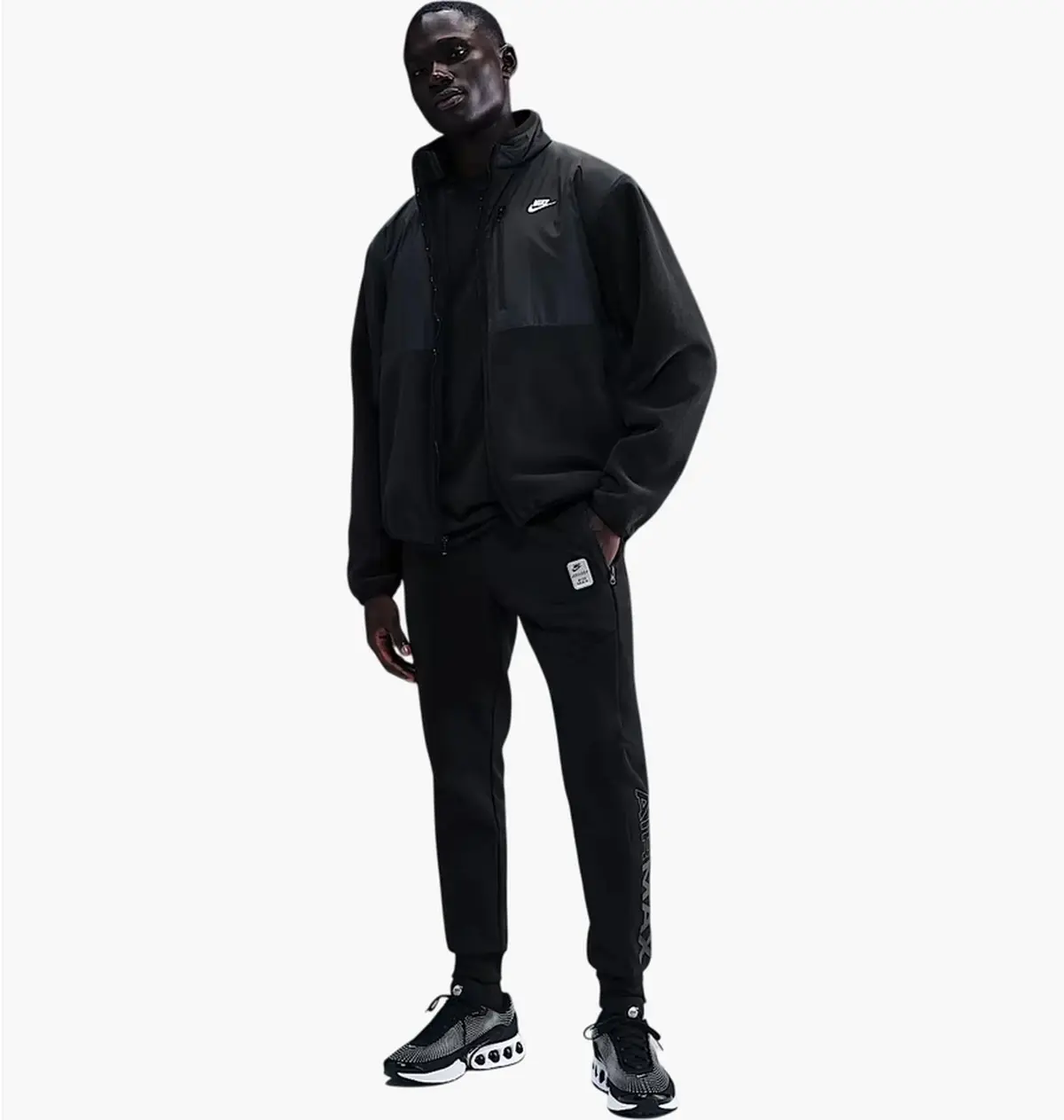 Брюки чоловічі Nike Sportswear Air Max Poly-Knit Joggers Black