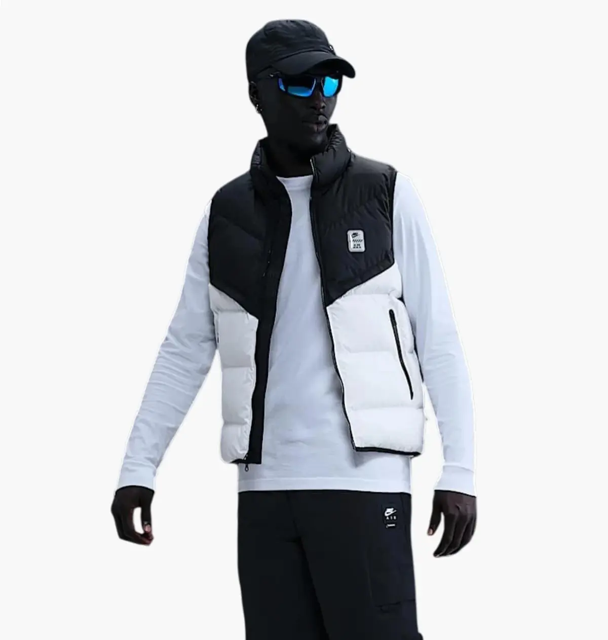 Жилетка чоловіча Nike Air Max Windrunner White/Black