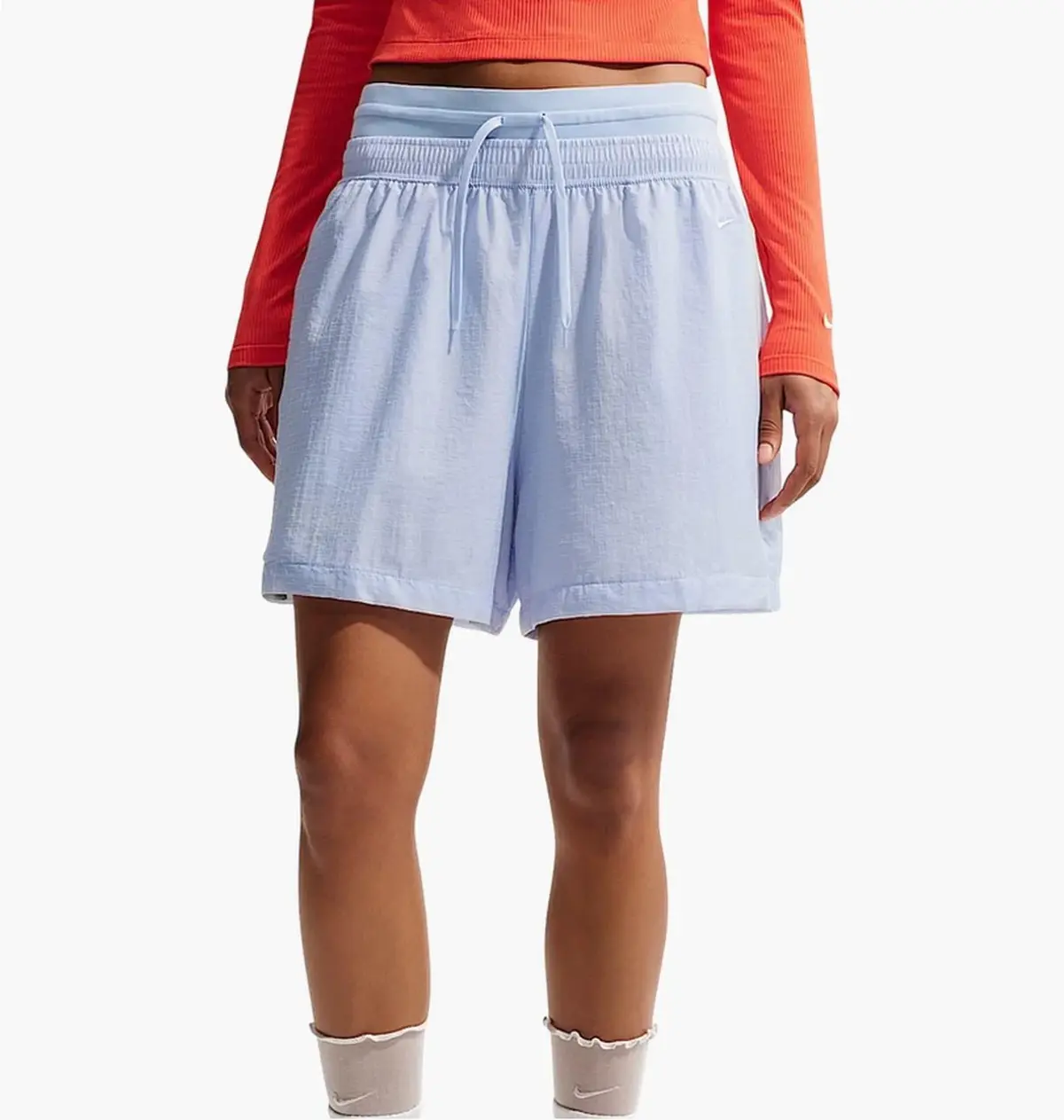 Шорти жіночі Nike Sportswear Wo Loose High-Waisted Lightweight Ripstop Blue